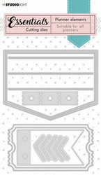 Studio Light stanssisetti Planner Essentials, Planner Elements