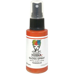 Dina Wakley Media Gloss Spray -suihke, sävy Tangelo, 56 ml