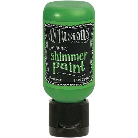 Dylusions Shimmer Paint -akryylimaali, sävy Cut Grass