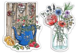 Ciao Bella leimasinsetti Fraises et Fleurs Sauvages