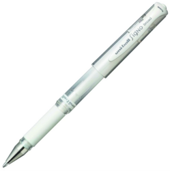 Uni-Ball Super Smooth Gel Ink Roller Ball -Geelikynä, valkoinen
