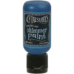 Dylusions Shimmer Paint -akryylimaali, sävy London Blue