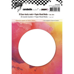 Carabelle Studio Mixed Media Paper Coasters
