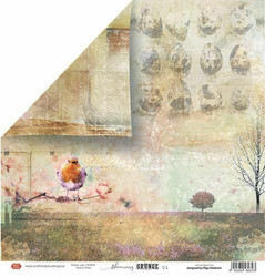 Craft & You skräppipaperi Blooming Grunge