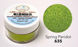 Elizabeth Craft Silk Microfine Glitter - jauhe sävy Spring Peridot