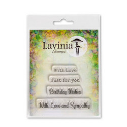 Lavinia Stamps leimasin Heartfelt Verses