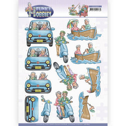 Yvonne Creations Funky Hobbies 3D-kuvat A Day Out, leikattava