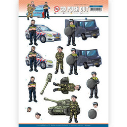 Yvonne Creations Big Guys Professions 3D-kuvat Police