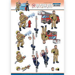Yvonne Creations Big Guys Professions 3D-kuvat Fire Department