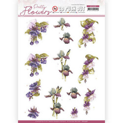 Precious Marieke Pretty Flowers 3D-kuvat Purple Flowers