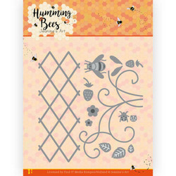 Jeanines Art Humming Bees stanssi Strawberry Trellis