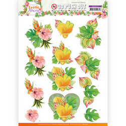 Jeanine's Art Exotic Flowers 3D-kuvat Orange Flowers