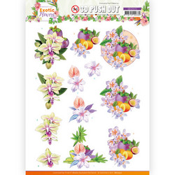 Jeanine's Art Exotic Flowers 3D-kuvat Purple Flowers