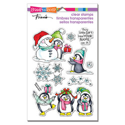 Stampendous leimasinsetti Penguin Gift