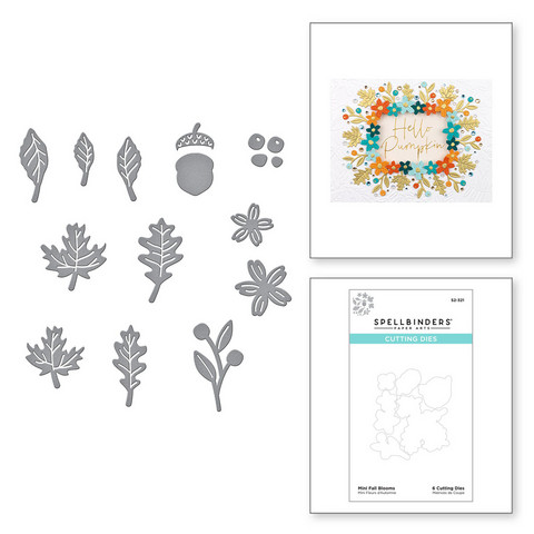 Spellbinders stanssisetti Mini Fall Blooms