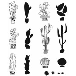 Stampers Anonymous, Tim Holtz leimasinsetti Mod Cactus