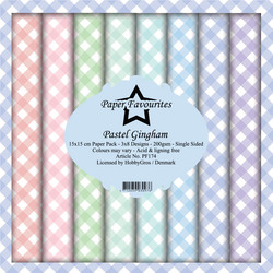 Paper Favourites Pastel Gingham -paperipakkaus