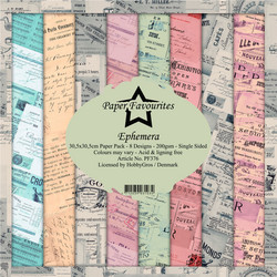 Paper Favourites Ephemera -paperipakkaus, 12