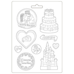 Stamperia Maxi Mould -muotti Sleeping Beauty Castle and Cake
