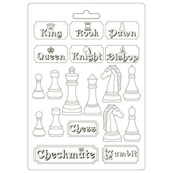 Stamperia Maxi Mould -muotti Sleeping Alice Chessboard
