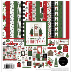 Carta Bella Home For Christmas -paperipakkaus, 12