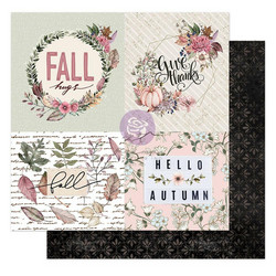 Prima Hello Pink Autumn -skräppipaperi Fall Hugs