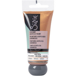 Sizzix Effectz Creamy Metallic -akryylimaali, sävy Rose Gold, 60 ml