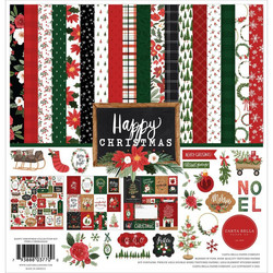 Carta Bella Happy Christmas -paperipakkaus, 12