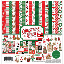 Carta Bella Christmas Cheer -paperipakkaus, 12