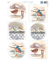 Marianne Design korttikuvat Birds In Winter