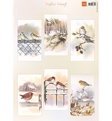 Marianne Design korttikuvat Slimline Birds