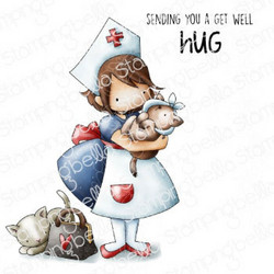 Stamping Bella Tiny Townie Nurse -leimasin