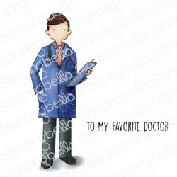 Stamping Bella My Favorite Doctor -leimasin