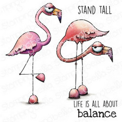 Stamping Bella Oddball Flamingos -leimasin