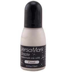 Tsukineko VersaMark Dazzle, täyttöpullo, sävy Frost