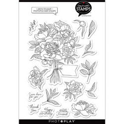 PhotoPlay leimasinsetti Peony Bouquet