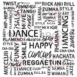 13@rts Mixed Media sapluuna Just Dance