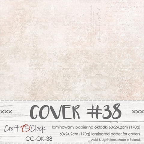 Craft O'clock Cover -paperi 38, Wedding Dream 60 x 24.2 cm