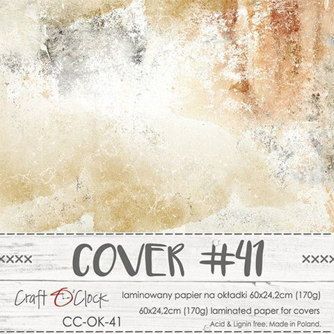 Craft O'clock Cover -paperi 41, Bittersweet Heights, 60 x 24.2 cm