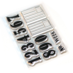 Elizabeth Craft Designs leimasin Pieces Of Life: Numbers & Labels