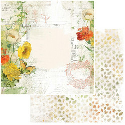 49 and Market Vintage Artistry In The Leaves skräppipaperi Harvest