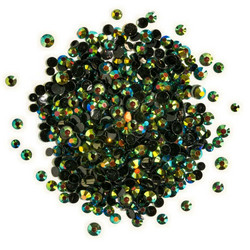 Buttons Galore Jewelz -tekokristallit, Jet AB