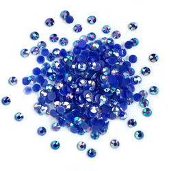Buttons Galore Jewelz -tekokristallit, Sapphire