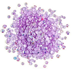 Buttons Galore Jewelz -tekokristallit, Light Amethyst