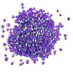 Buttons Galore Jewelz -tekokristallit, Amethyst