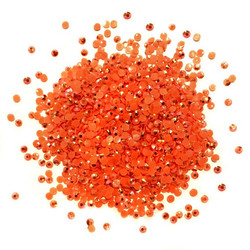 Buttons Galore Jewelz -tekokristallit, Mid Orange