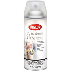 Krylon UV-Resistant Acrylic Coating Aerosol Spray -suihke, kiiltävä