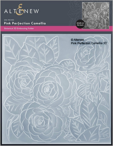 Altenew 3D kohokuviointikansio Pink Perfection Camellia