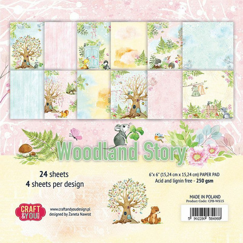 Craft & You paperipakkaus Woodland Story