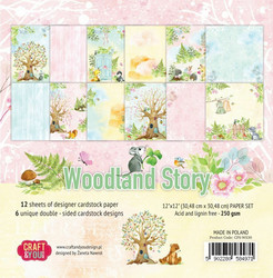 Craft & You paperipakkaus Woodland Story, 12